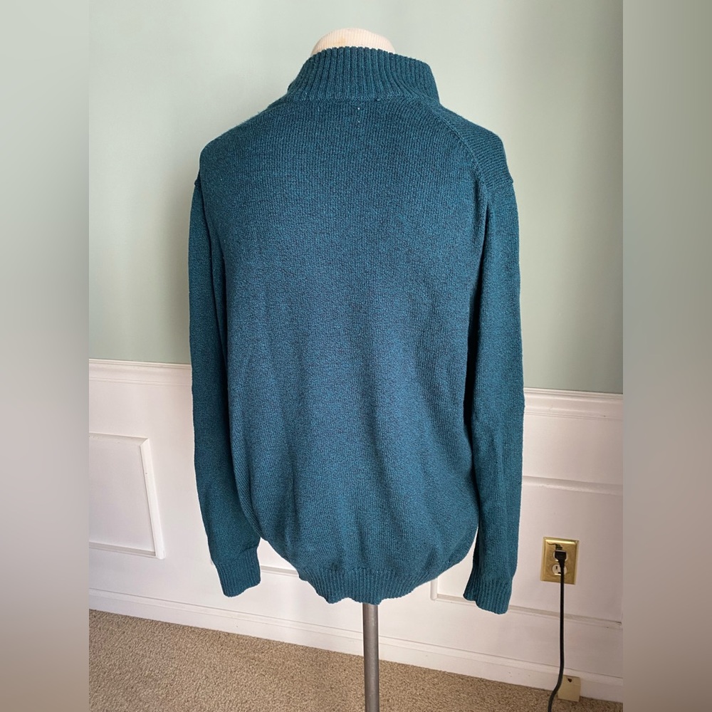 Croft & Barrow Quarter-Zip Lightweight Sweater-Size M - Picture 3 of 4